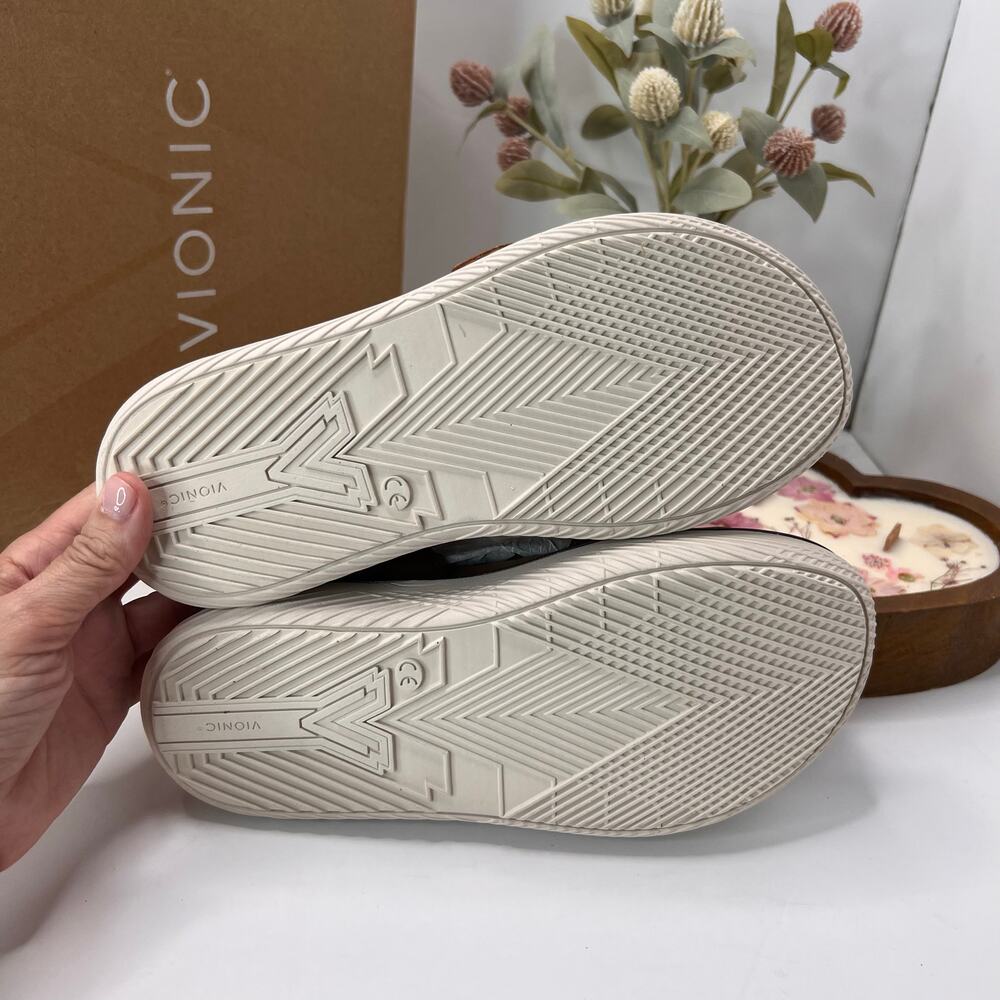 Vionic Solana Leather Strappy Platform Sandal Tan… - image 8